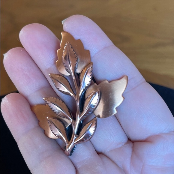 Copper Leaf Hair Clip main image 4